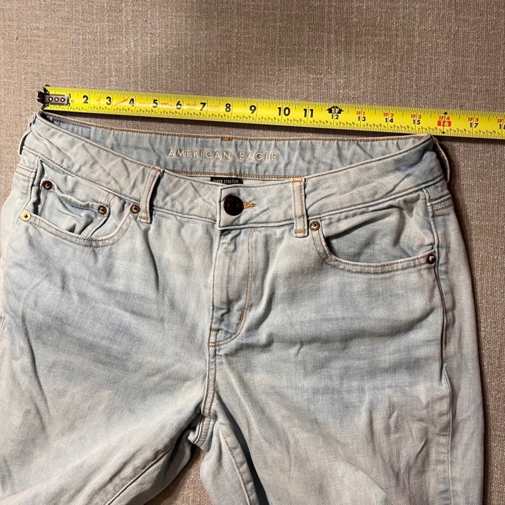 Light Blue Women's Jeans - Picture 4 of 9